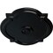 Ekena Millwork Waltz Ceiling Medallion (Fits Canopies up to 4 1/2"), 21 1/4"W x 17 3/8"H x 1"P, Jet Black CM21WABLF - alternate 2